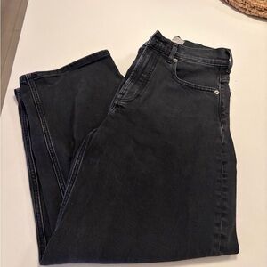 Everlane Women's barrel leg Jeans in Black